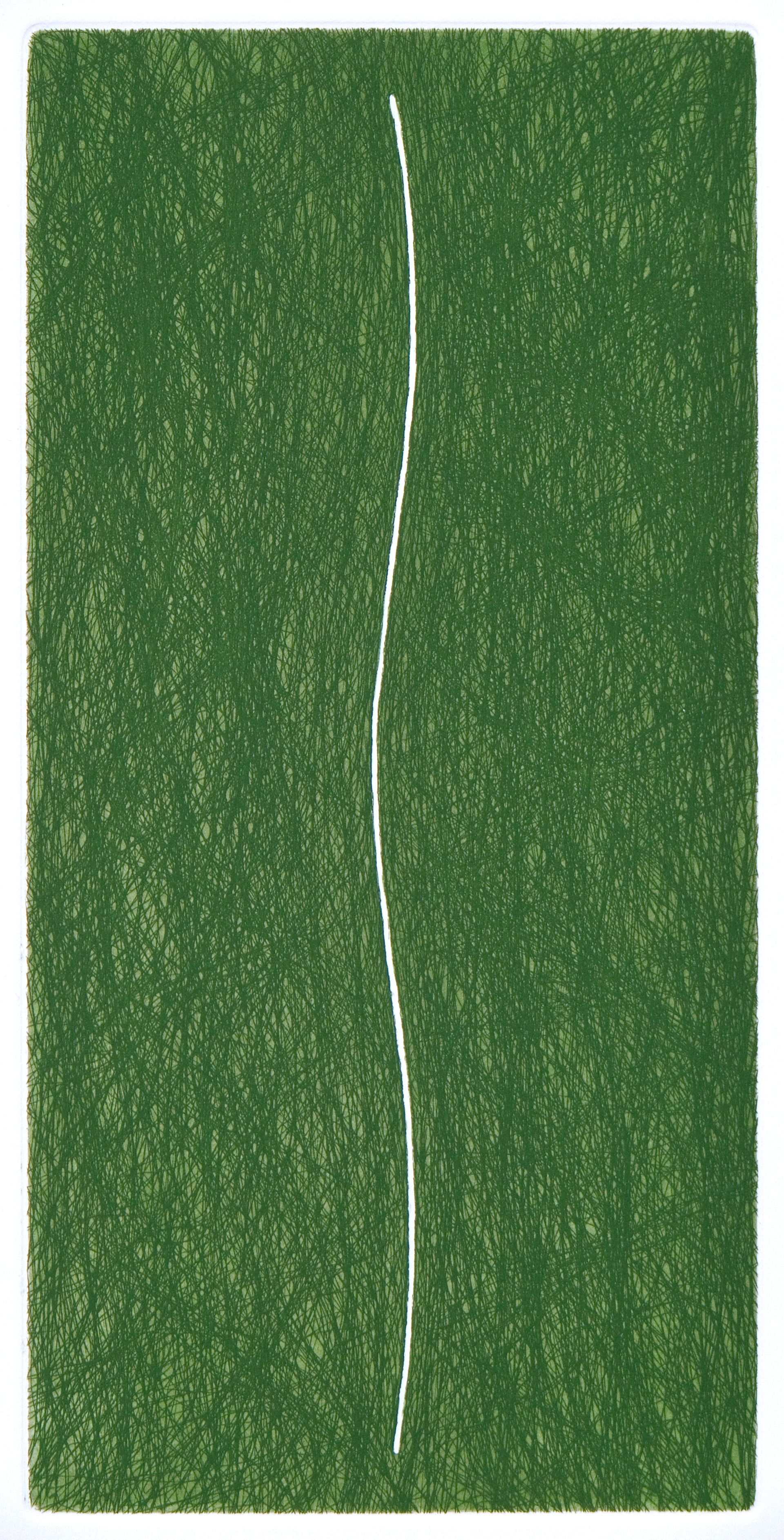 Slip 1 (1 in a series of 8), 1998, etching, 14 x 9 inches