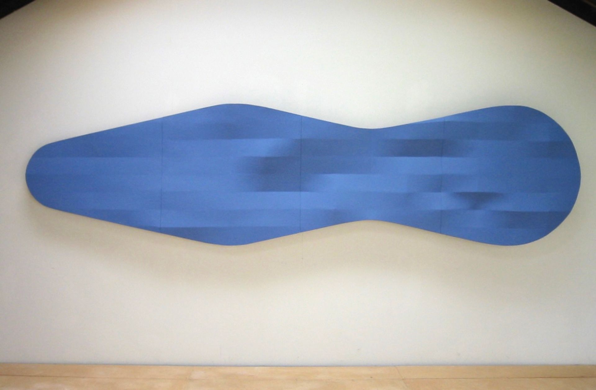 San Joaquin South Fork / 1, 1992, oil on plywood, 40 x 160 inches